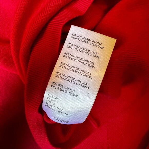 Anthropologie Saturday/Sunday Chrissy Sweater Mini Dress Size Small Pink V Neck - Picture 11 of 11